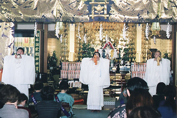 節分祈祷会の様子